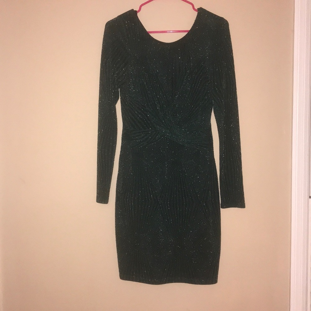 Green shimmer BCX party Dress.